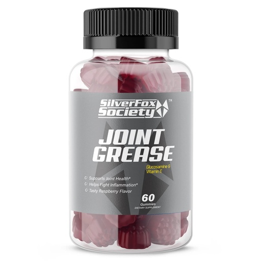 [BRSRMCYCAQHQMAD3] Joint Grease Glucosamine Chondroitin Gummies, Joint Support Gummies with Vitamin E and Glucosamine Sulfate, Immune Support Supplement for Adults Men Women, Raspberry Flavor, 60 Gummies