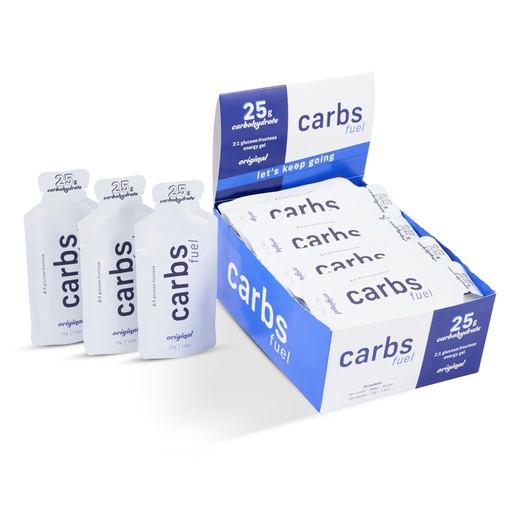 [BRSREFDQCUDWE2Q3] Original Energy Gels 24 Gel | 25g Carbs, 100 Calories per Gel | No Preservatives or Gelling Agents | Light, Neutral Flavor & Thin Consistency | Vegan & Gluten-Free Endurance Fuel