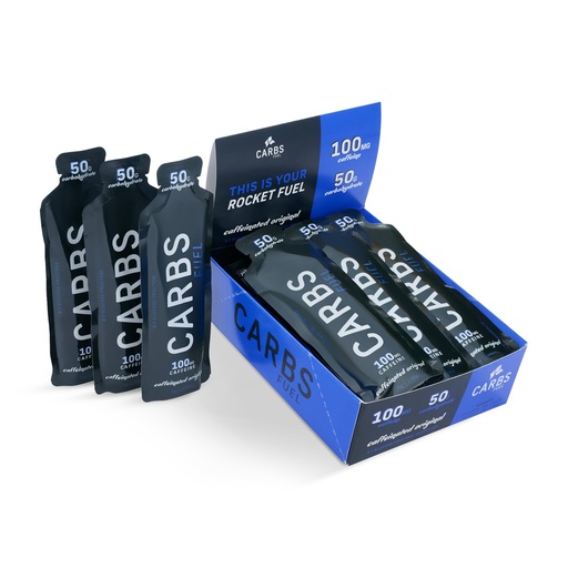 [BRSRE2YZCECB6A3U] Caffeinated Original 50g Energy Gel 12-Pack | High-Carb Caffeine Gels | Vegan & Gluten-Free Running Gel | No Preservatives | Energy Gels with Caffeine for Endurance, Cycling & Running