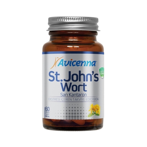 [BRSRGEL2CB4A4HY3] Avicenna St. John’s Wort Capsules – 60 Capsules | Herbal Supplement with Hypericum Perforatum Extract | Plant-Based Vegetarian Capsules
