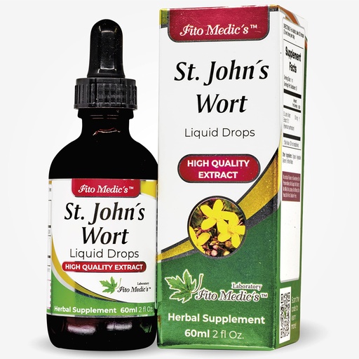[BRSRMBQDOR6AOG3B] FITO MEDIC'S Lab - St Johns Wort, Pure - St. John's Wort - Ultra high Absorption, Alcohol Free.