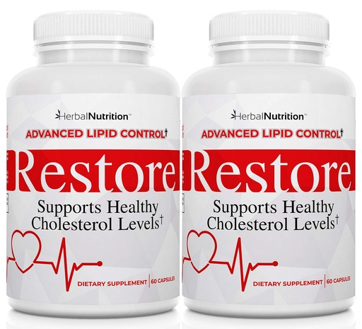 [BRSWGBT6OQDQKHYU] Restore - Supports Healthy Cholesterol, Red Yeast Rice, Grape Seed, Folic Acid for Advanced Lipid Control, All-Natural Bio-Actives, Help Promote Healthy Cholesterol (2)