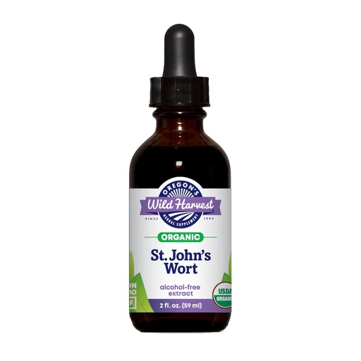 [BRSWIELZC4HQACI5] Oregon's Wild Harvest Fresh Organic St. John's Wort Extract, 2 Fluid Ounce