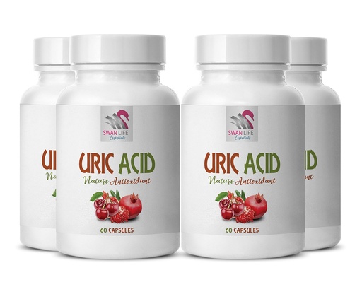 [BRSWYFLYDIBB6HT6] bromelain Supplement - URIC Acid Natural ANTIOXIDANT - Turmeric Capsules - Pomegranate Extract - 4 Bottles 240 Vegetable Capsules