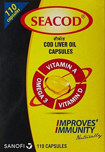 [BRSWGYADBECQYH3Z] SeaCod Liver Oil - 110 Capsules