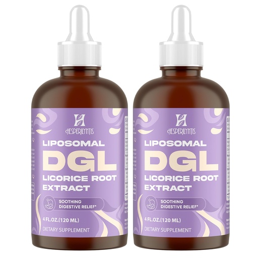 [BRSREBARAUIQ2H3L] Liposomal DGL Licorice Root Extract - Deglycyrrhizinated Licorice with L-Glutamine, Marshmallow, Clove, and Slippery Elm - Digestive, Stomach Lining, Elimination, Max Absorption, 120 Servings