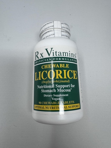 [BRSWIYQRCB7BGGTI] Rx Vitamins DGL Licorice 500 mg - 90 Tablets
