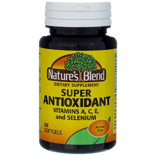 [BRSWIZQCCQCQGELU] Nature's Blend Super Antioxidant Aces 60 Sgels