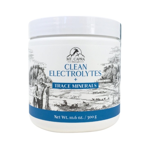 [BRSROAQ5AEDWK23Z] Mt. Capra Clean Electrolytes + Trace Minerals | Whole Food Minerals from Grass-Fed Goat Milk | Hydrating and Easy to Mix | 30 Servings - 10.6 oz