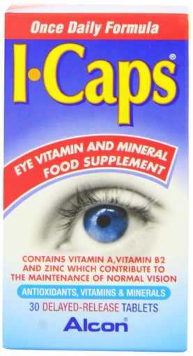 [BRSWIYIQORYBY3DM] I-Caps Lutein and Zeaxanthin Dietary Supplement for Healthy Eyes 30 Tablets