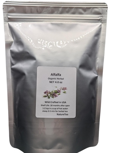 [BRSWIBAKBMFQIADY] Alfalfa - Medicago Sativa Loose Leaf c/s 100% from Nature (1 oz)