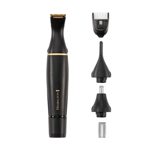 [BRSW22QYCEAQIE3P] Remington T-Series Nose and Ear Hair Trimmer Detail Kit, Nose Hair Trimmer, Ears, Eyebrows and Facial Hair, Vertical and Rotary Trimmer, 2 Combs, Precision Cutter and Adjustable Comb - NE7000