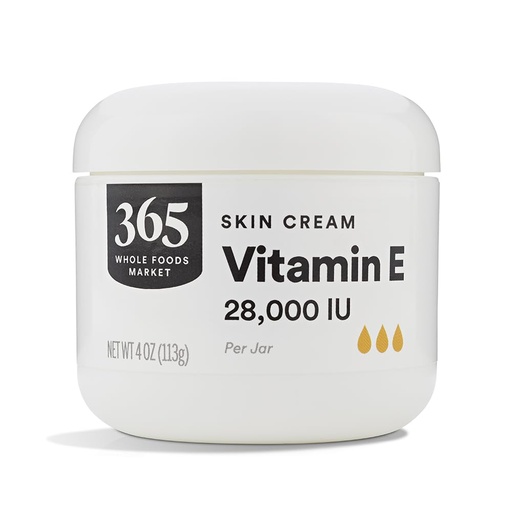 [BRSWGHA3OUORG2Y3] 365 by Whole Foods Market, Vitamin E Cream, 28,000 IU, 4 Ounce