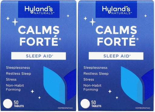 [BRSRGGQKDEGRYCT6] Hyland's Calms Forte, 50 CT,(Pack of 2)