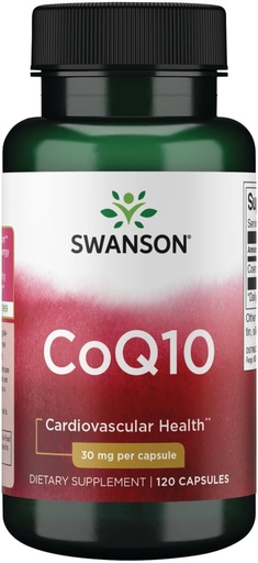 [BRSWGEL4PIFW2CTP] Swanson Coq10 30 Milligrams 120 Capsules