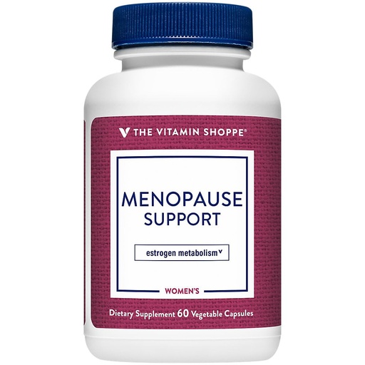 [BRSRABD7C4HB6YL3] The Vitamin Shoppe Menopause Support - Estrogen Metabolism & Hot Flash Relief | Women's Hormone Balance | 60 Vegetable Capsules | Natural Comfort