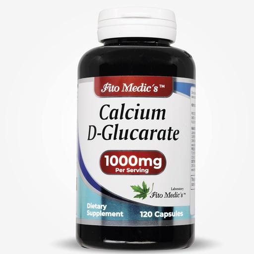 [BRSRMBQYBUBQO337] Lab - Calcium d-glucarate, Calcium 1000mg -120 Caps, Calcium Supplement- Menopause Support- Hormone Harmony- Liver Detox- Detox Cleanse- Ultra high Absorption- Calcium, Calcio.