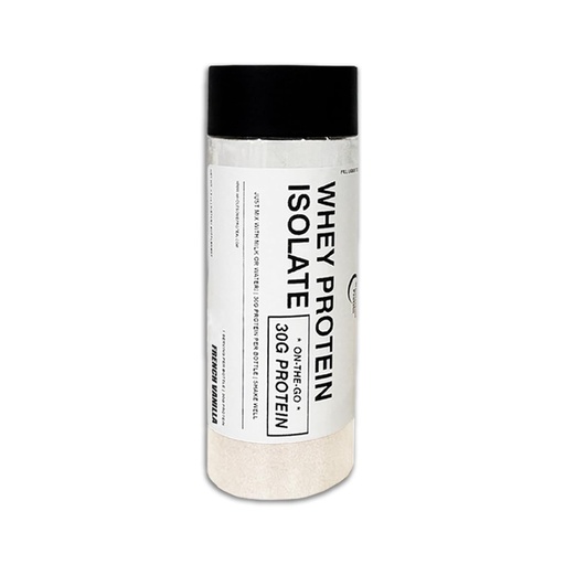 [BRSREBIEORYQKCL7] Pre-Filled On-The-Go Protein Bottle, 30g Protein Powder, Just Add Milk or Water, Meal Replacement Shake (French Vanilla)