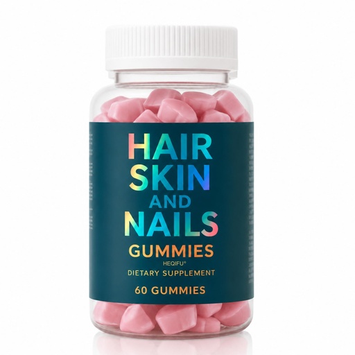 [BRSRYYL2AVYAYCDK] Hair Skin and Nails Gummies – Vegan Hair Vitamins for Women & Men | Supports Faster Hair Growth, Stronger Nails & Healthy Skin | Extra Strength Hair Growth Gummies Women Formula