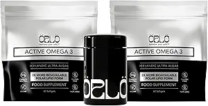 [BRSRMGIZOYORUHIU] Orlo Omega 3 – Vegan Omega-3 Supplement (EPA & DHA) – Extra Strength Fish Oil & Krill Alternative from Algae Oil (120 Mini Burpless Softgels Kit)