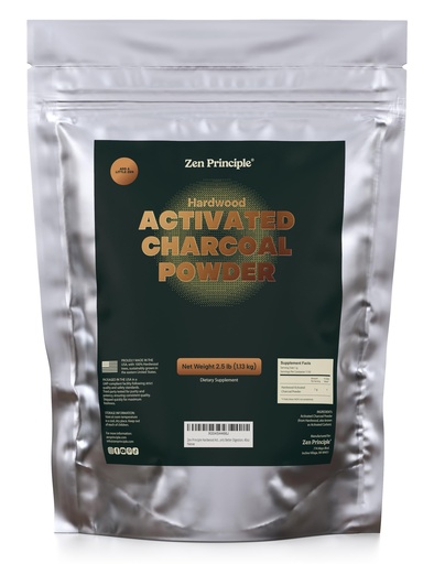 [BRSREGIKOJ4G2FI6] Zen Principle Hardwood Activated Charcoal Powder 100 Percent from USA Trees. All Natural. Whitens Teeth, Rejuvenates Skin and Hair, Supports Better Digestion, 40 Oz