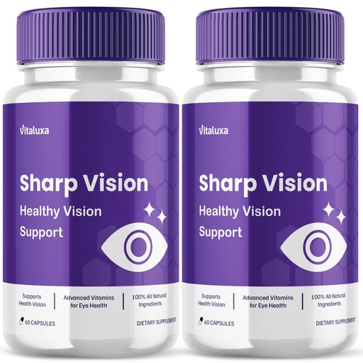 [BRSREHD3C4PGYCLV] (2 Pack) Sharp Vision Capsules, SharpVision Supplement Premium Advanced Maximum Strength Formula, Sharpe Vision Healthy Eyes Support Natural Ingredients Vitamins Pills, Sharper Vision Reviews (120 ct)
