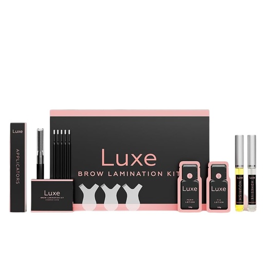 [BRSROYDYB4FWEE3G] Pro Eyebrow Lamination Kit by Luxe Cosmetics - Perfectly Laminated Brows for 8 Weeks - Easy DIY, 3 Full Applications - Complete Brow Lamination kit (Eyebrow Lamination Kit)