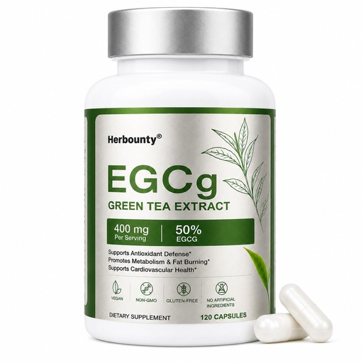 [BRSRYZYZCEHQI23G] EGCG Green Tea Extract Supplements, 50% EGCG, 120 Count (Pack of 1) | Daily Antioxidant Supplement for Skin, Energy and Metabolism, Vegan Capsules, 2 Month Supply
