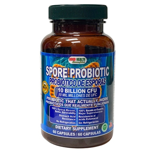 [BRSRGYL3DMMQ22D2] Spore Probiotic 10 Billion CFU - 60 Capsules