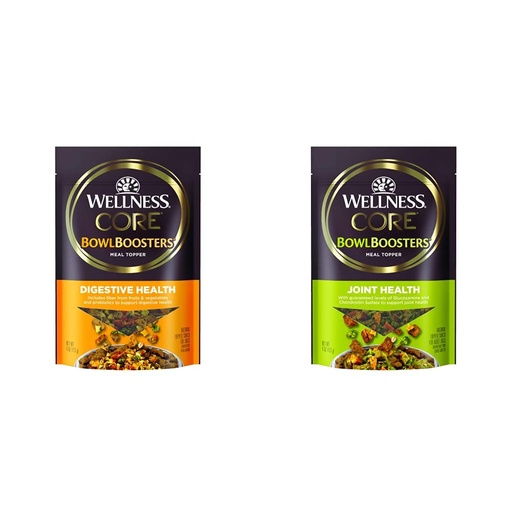 [BRSRMBA6OQAWCHT6] Bundle of Wellness CORE Bowl Boosters Digestive Health & Joint Health Dog Food Topper, 4 Ounce Bag