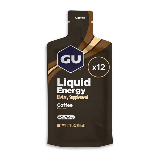 [BRSWYZI5O55RQCTO] GU Energy, Liquid Energy, Coffee - 12 Count