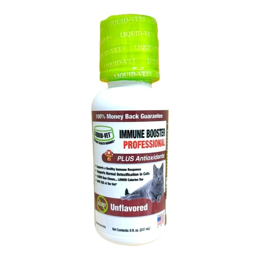 [BRSRAAQ3O4AWAEIV] LIQUID-VET Immune Support for Cats – Daily Formula with Inulin, Beta-Glucan, Vitamin E, Omega-3s, Fermented Yeast & More! - Made for Picky Eaters