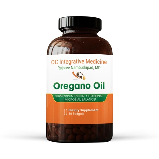 [BRSRGYY7CUIB4H3J] Oregano Oil by Dr. Rajsree, MD | Oregano Extract for Gut Microbiome & Immune Support | 60 Softgels However, "OC Integrative Medicine