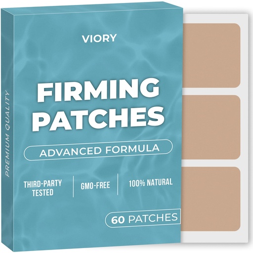 [BRSRA235BAHGEF3U] B12 Firming Patches (Pack of 60) - 100% Natural Patch for Women and Men - Energy, Focus & Body Support - Enhanced Formula