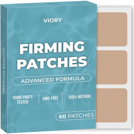 [BRSRA235BAHGEF3U] B12 Firming Patches (Pack of 60) - 100% naturlig patch för kvinnor och män - energi, fokus och kroppsstöd - Förbättrad formel