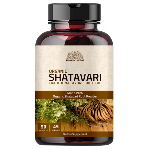[BRSW2ZA6BEHROCLV] Shatavari Capsules 1000mg – 90 Veg Capsules – Herbal Supplement for Women – Ayurvedic Shatavari Root Extract – Vegan & Non-GMO