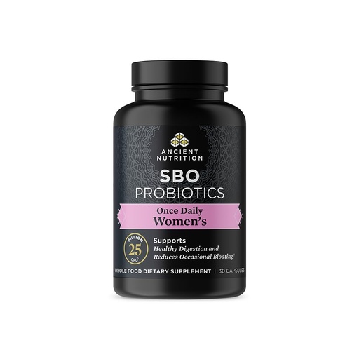 [BRSW2HA6PMPQG3AY] Ancient Nutrition Probiotics for Women, Once Daily Women's Probiotics 30ct, Digestive Support and Reduces Occasional Bloating, Made with Chaste Tree Berry and Amla Berry, 25 Billion CFUs*