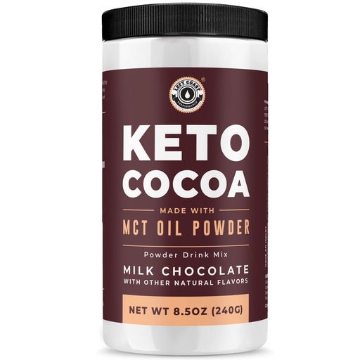 [BRSW2HD6CB6QI2T6] Keto Cocoa | Keto Hot Chocolate Drink Mix Powder - Sugar Free, Low Carb with Protein and MCT Oil Powder