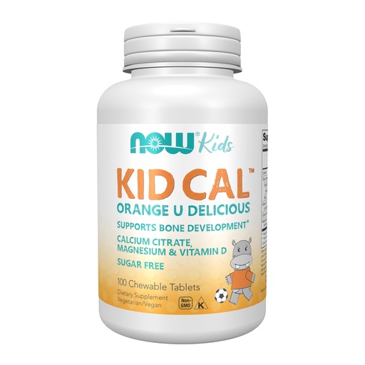 [BRSWIYQ3AQFGKHI3] NOW Foods Supplements, Kid Cal with Calcium Citrate, Magnesium and Vitamin D, Tart Orange, 100 Chewables, packaging may vary