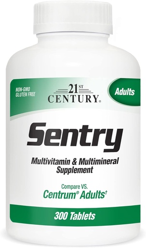 [BRSWIBT2DEJWCC3K] 21st Century Sentry, 300 Tablets