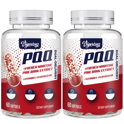 [BRSROGIHAB6BO2D7] French Maritime Pine Bark Extract with PQQ, 120 Vegan Softgels