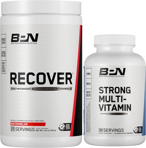 [BRSRAZATABYWAF3Z] BARE PERFORMANCE NUTRITION BPN Recover & Strong Multivitamin Bundle