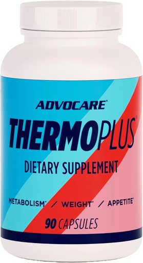[BRSWK2Q3PMFRS3Q3] AdvoCare ThermoPlus-vitamiinin ja kasviperäisen ruokavalion lisäravinteet - tukee terveellistä aineenvaihduntaa* - sisältää tiamiinia, salviauutetta ja oolong teeuutetta - 90 kapselia
