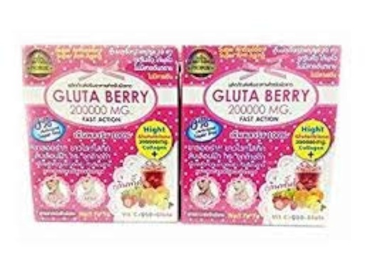 [BRSWGBT6BAHBGFLG] 2Box Gluta Berry 200000 mg Drink PUNCH skin food Reduce freckles Whitening Skin Fast action 10pcs./Box. …