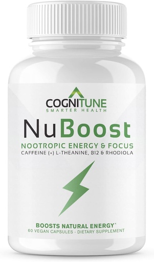 [BRSWGZATOZYAODTX] Caffeine Pills 100mg with L-Theanine & B12 – Natural Energy + Focus Supplement – Clean Energy Pills for Men & Women – Caffeine L Theanine Nootropic – 60 Vegan Capsules