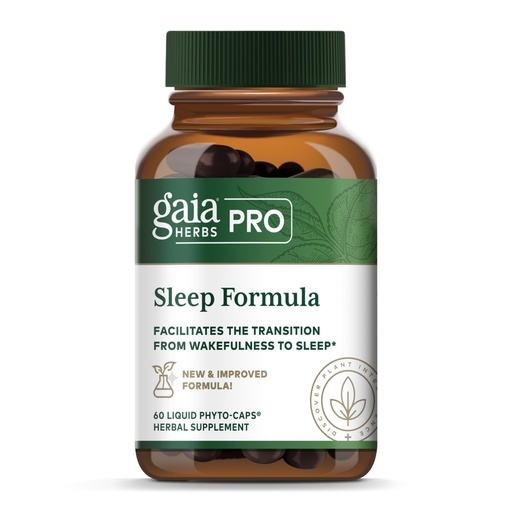 [BRSWIZQDOB5QYEDK] GAIA HERBS PRO Sleep Formula - Supports Restful Sleep & Relaxation for Occasional Sleeplessness* - Herbal Extracts with Valerian Root, Passionflower & Lavender - Vegan Capsules - 60 Liquid Phyto-Caps
