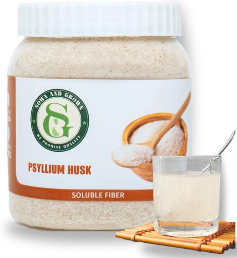 [BRSRA2Q6A4AQM2DB] Psyllium Husk Whole, 12 Ounce - Celo Husk Fiber Supplement, Vegan, Bez cukru alebo umelých sladidiel, Non GMO, Gluten Free