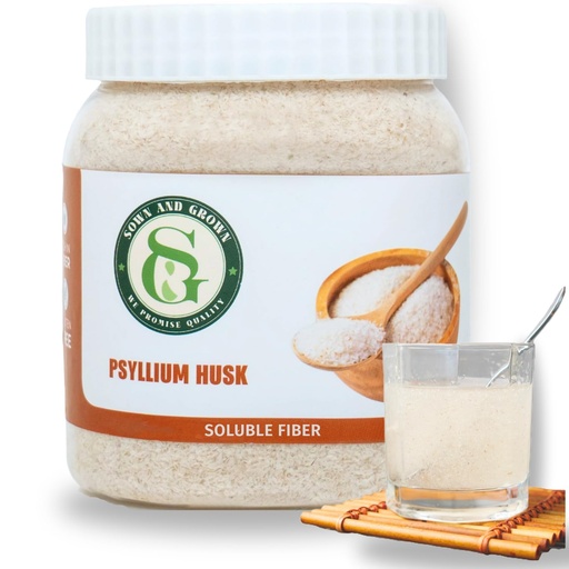 [BRSRA2Q6A4AQM2DB] Psyllium Husk Whole, 12 Ounce - Whole Husk Fiber Supplement, Vegan, No Sugar or Artificial Sweeteners, Non GMO, Gluten Free