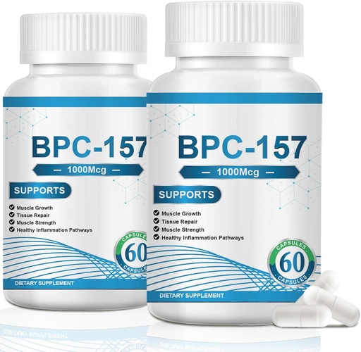 [BRSRY2Q6DN7QEF3J] 2PCS BPC-157 Advanced Recovery Complex,2000 Mcg for Men & Women - 120 Count