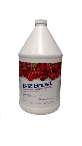 [BRSWIZL4BEMREETI] Liquid Vitamin B-12 Cherry Charge 1 Gal (128 fl oz)